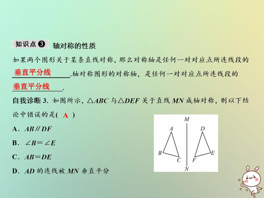 2019年秋八年级数学上册 第13章 轴对称 13.1 轴对称 13.1.1 轴对称课件 （新版）新人教版_第4页