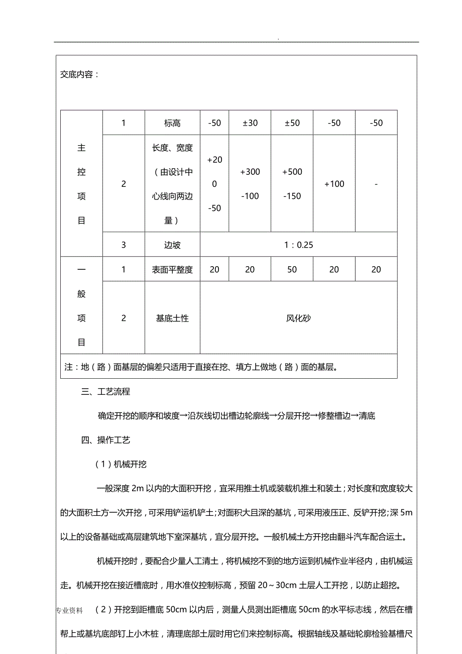 围墙基础技术交底大全_第4页