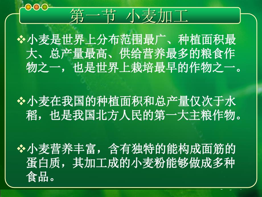 农产品贮藏与加工学 第六章 粮食产品加工_第2页