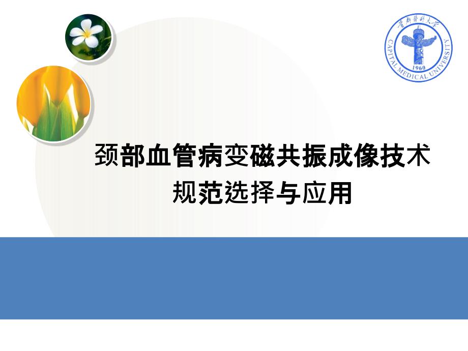 颈部血管病变磁共振成像技术规范选择与应用_第1页