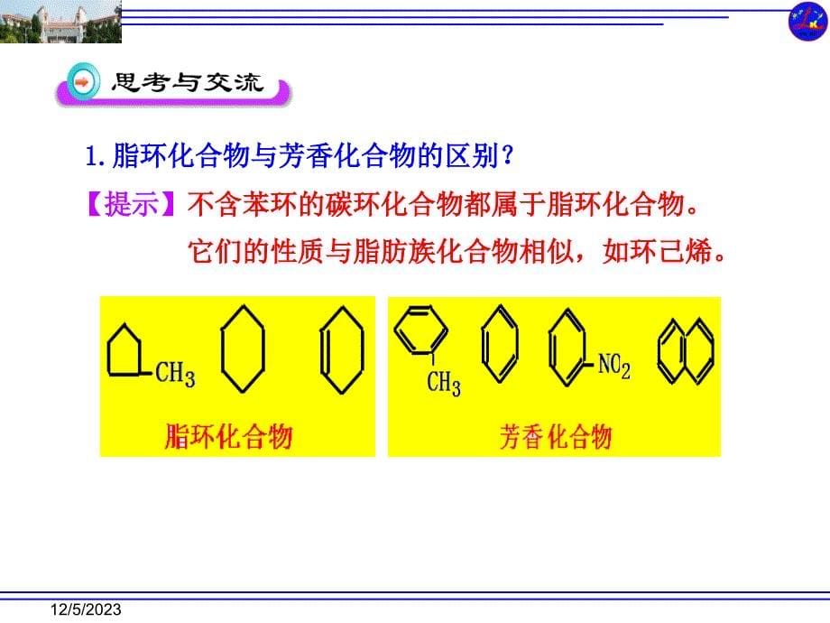 高中化学人教版选修五第一章第一节 有机化合物的分类_第5页