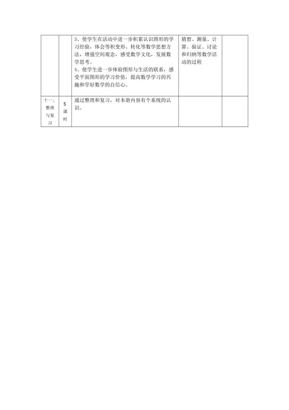 苏国标小学数学第十册教学计划.doc_第5页