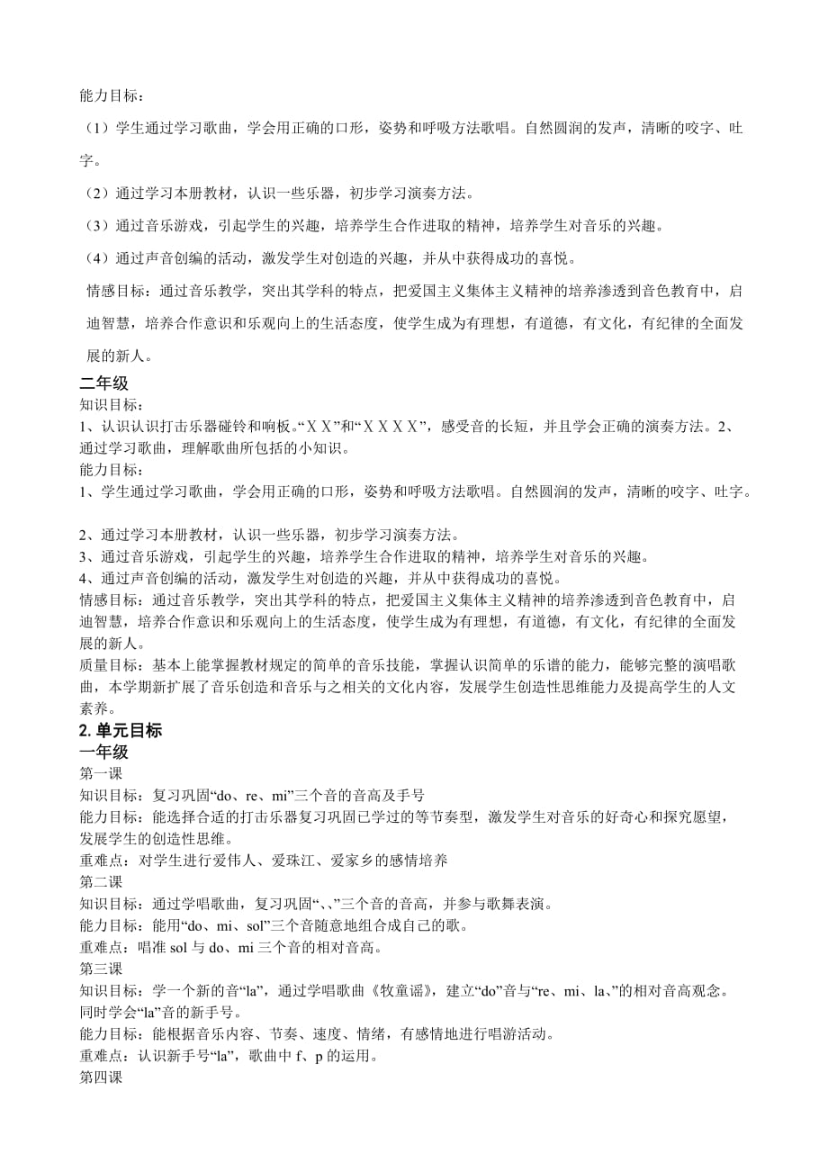 唐娅萍2013年春季音乐教学计划.doc_第2页