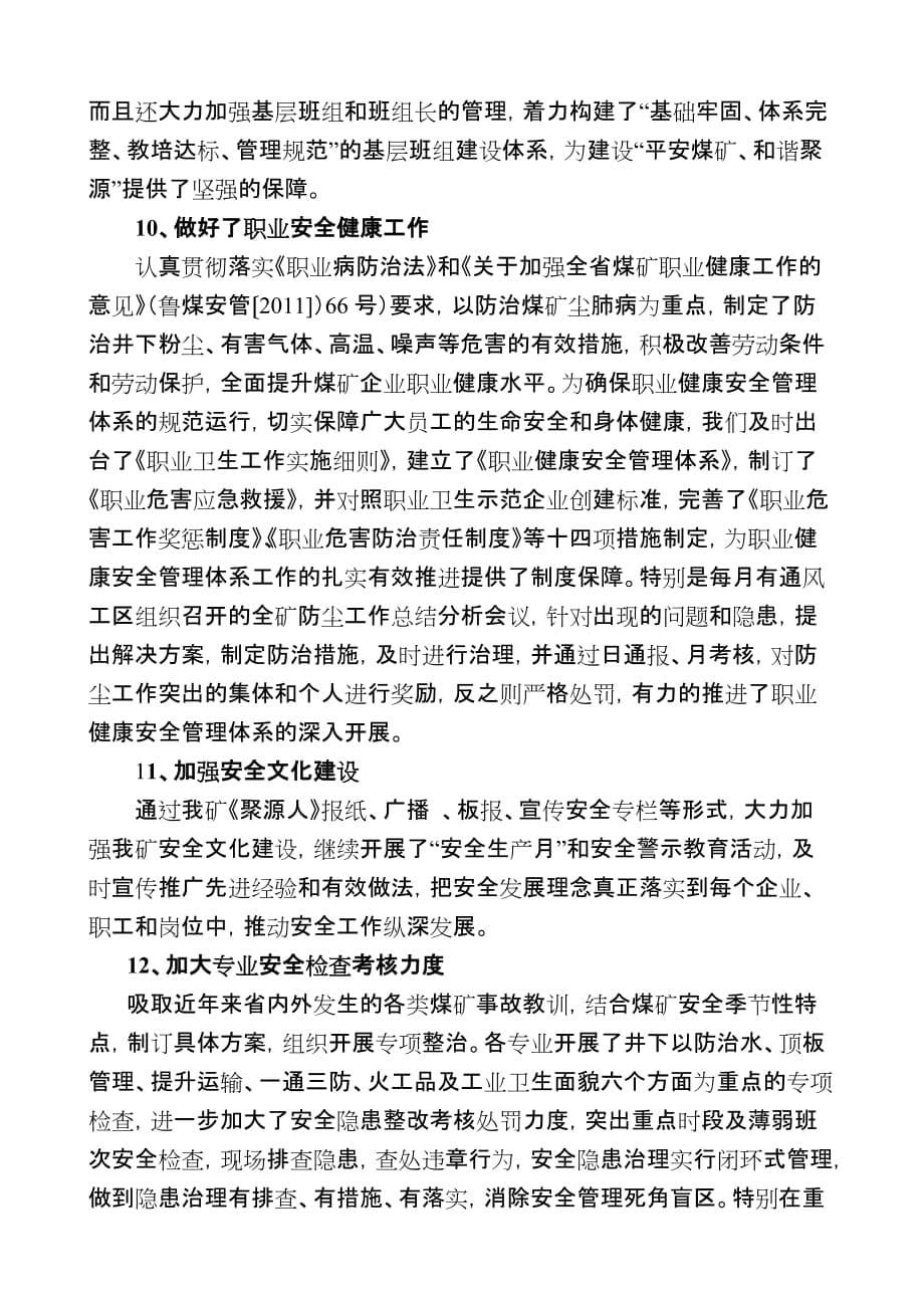 2012年市安全工作要点贯彻落实情况汇报材料.doc_第5页