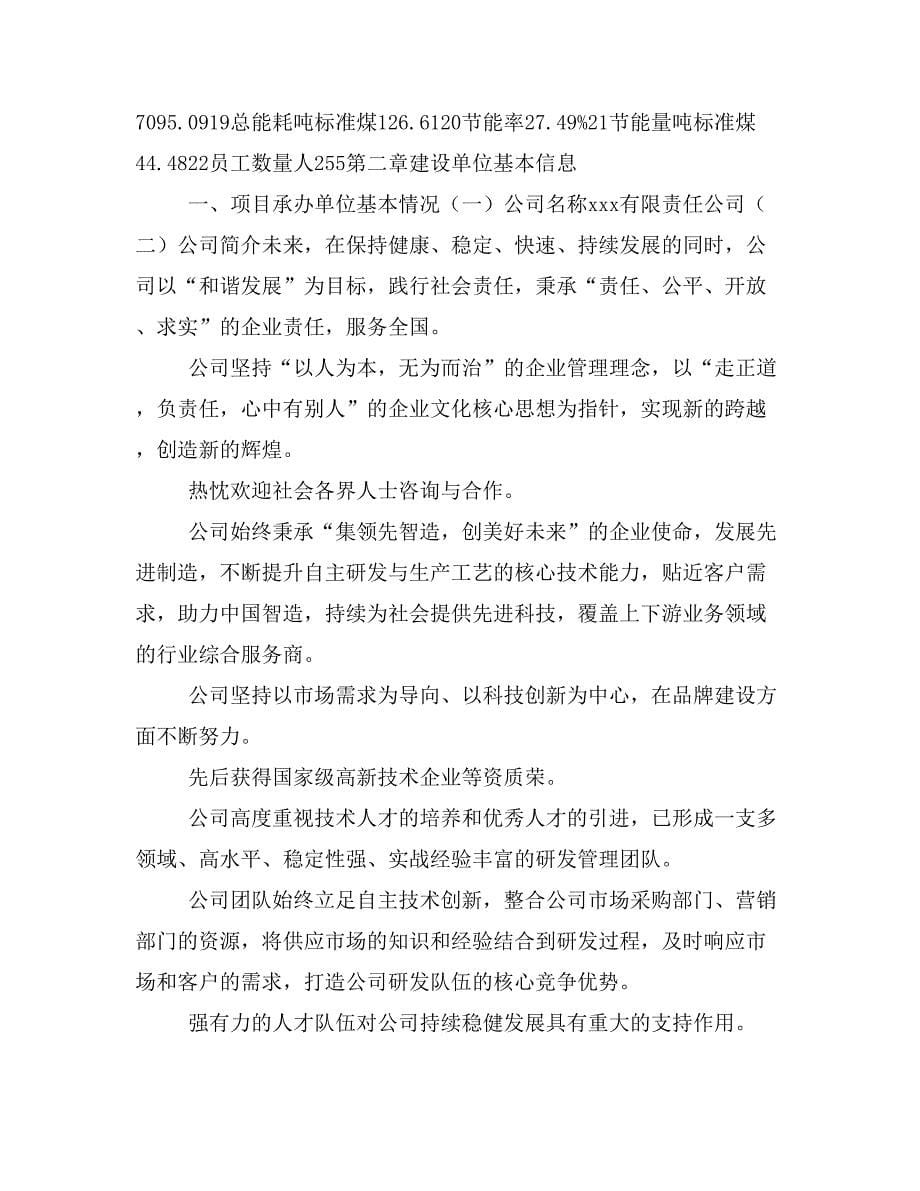 汽轮机配件项目计划书(项目投资分析)_第5页