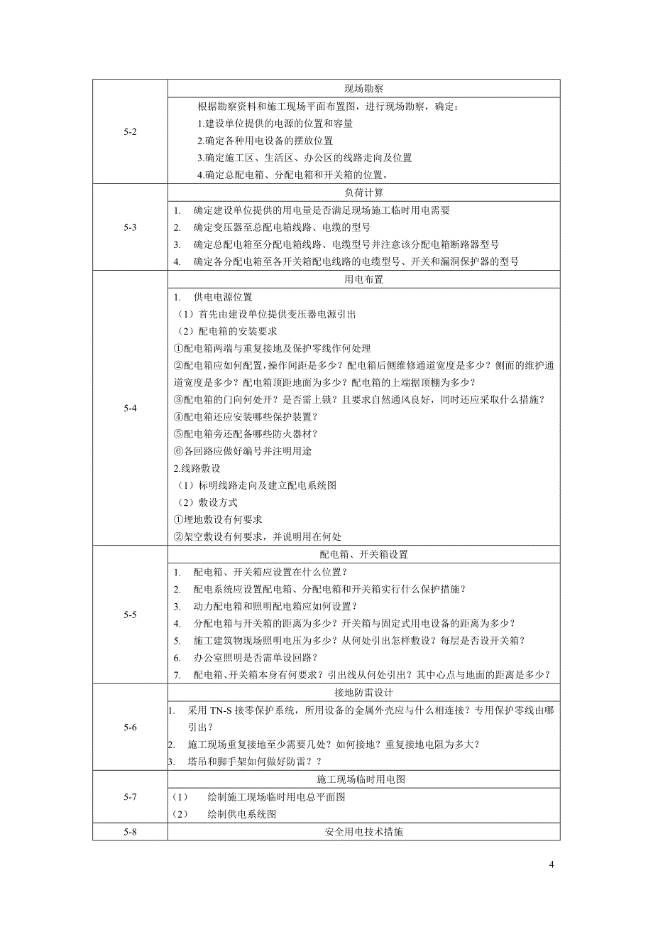 学习情境五学生公寓施工现场临时电施工方案.doc_第4页