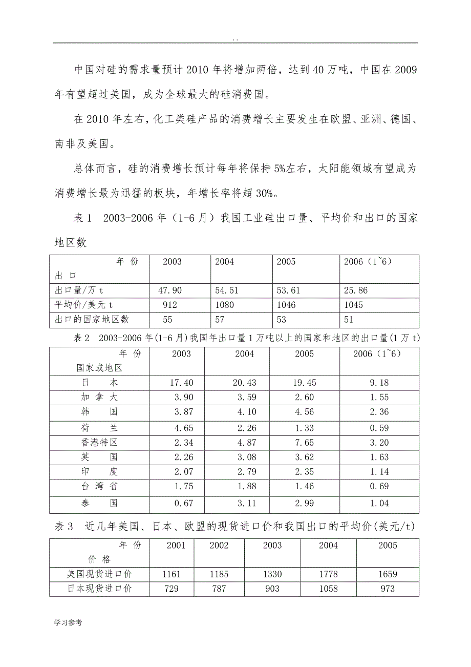 12500kVA工业硅又称结晶硅、金属硅矿热炉可行性分析报告_第3页