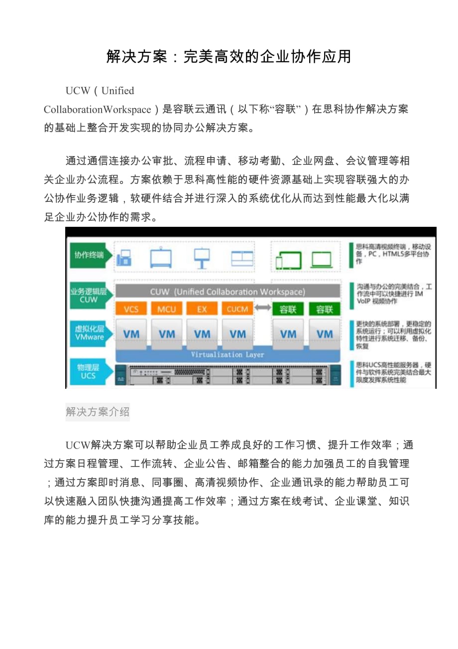 解决方案：完美高效的企业协作应用.docx_第1页