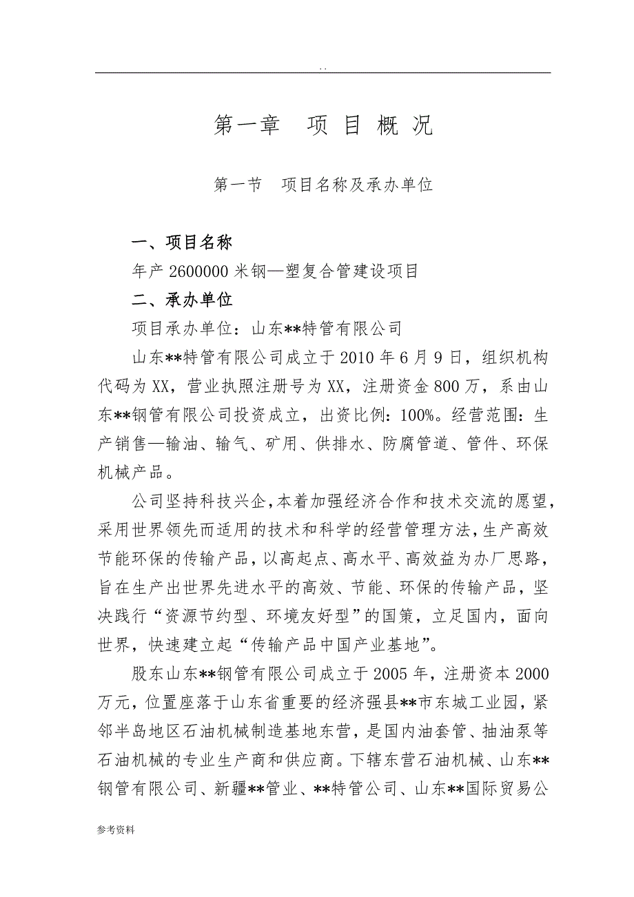 年产380万双皮质鞋生产线专案可行性实施报告_第1页