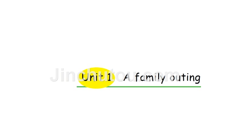 湘少版六年级下册英语作业课件：Unit1Afamilyouting_第1页