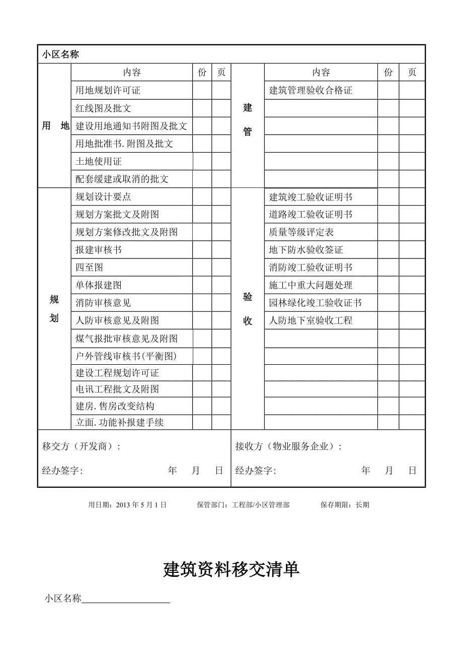 物业设备设施接管验收表格.doc_第4页