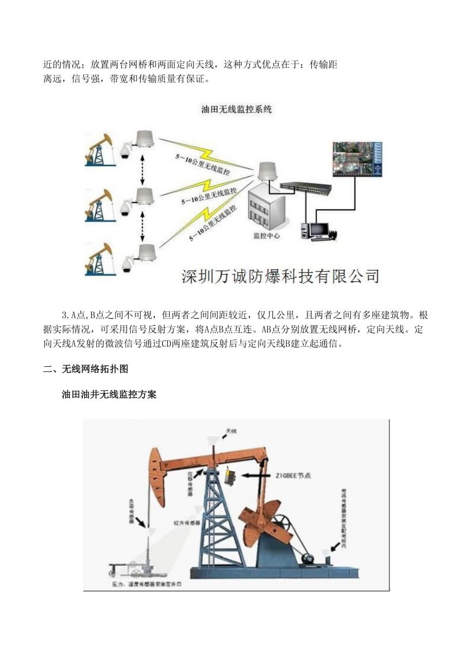 防爆摄像头无线网桥无线监控解决方案总结.doc_第2页