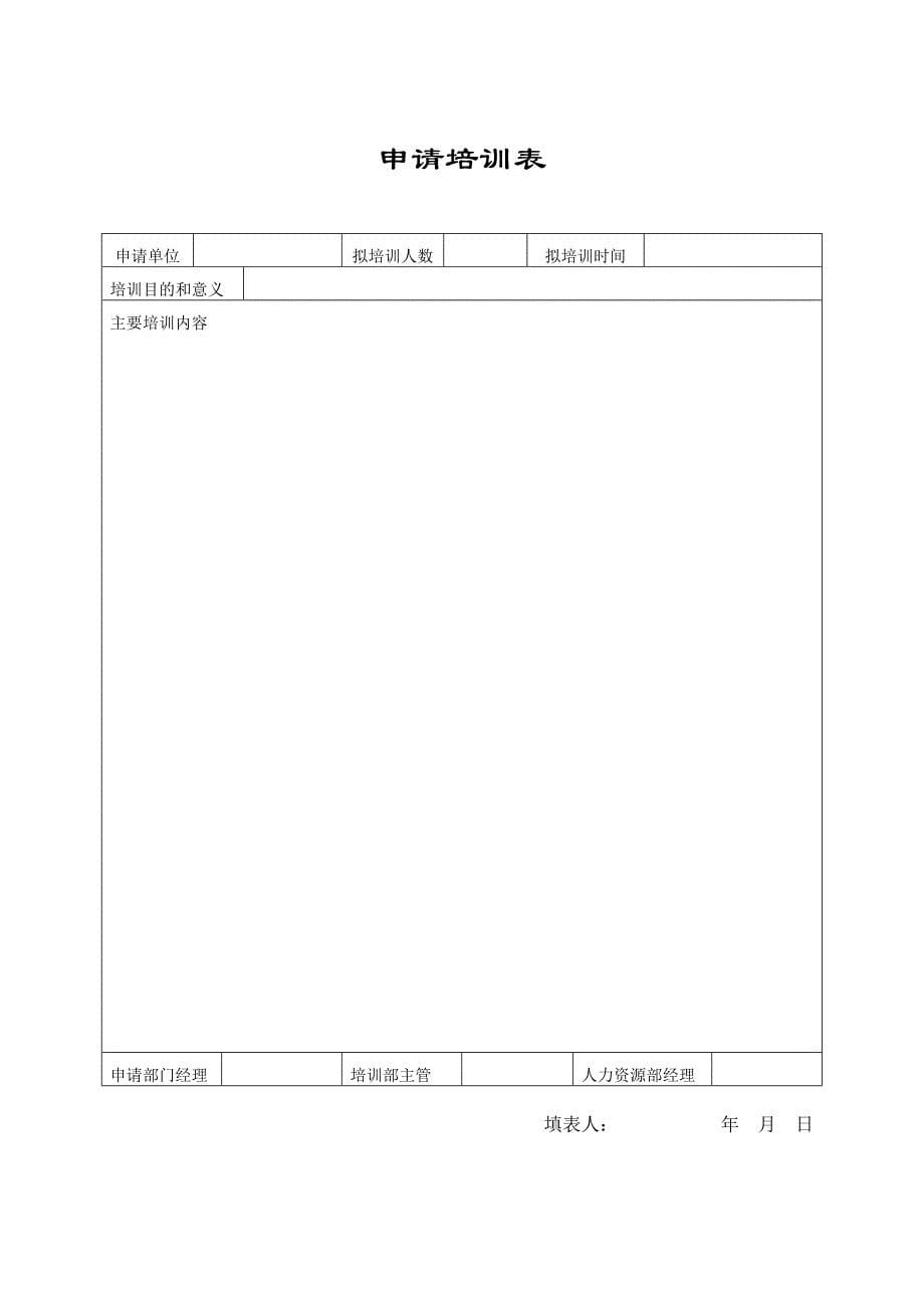 全套行政表格合集(52个).doc_第5页