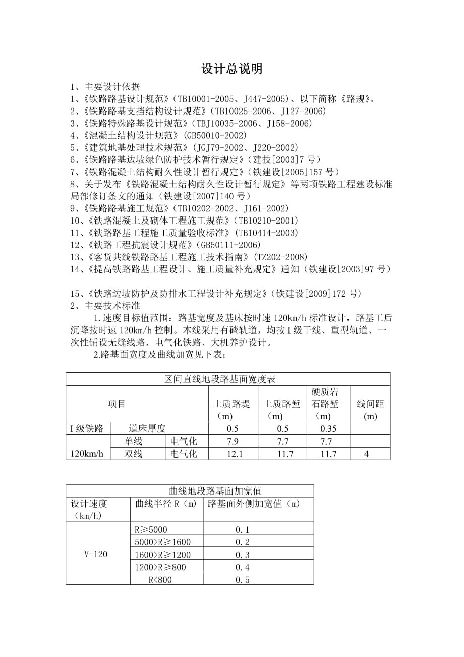 路基工程与施工参考图集设计总说明.doc_第1页