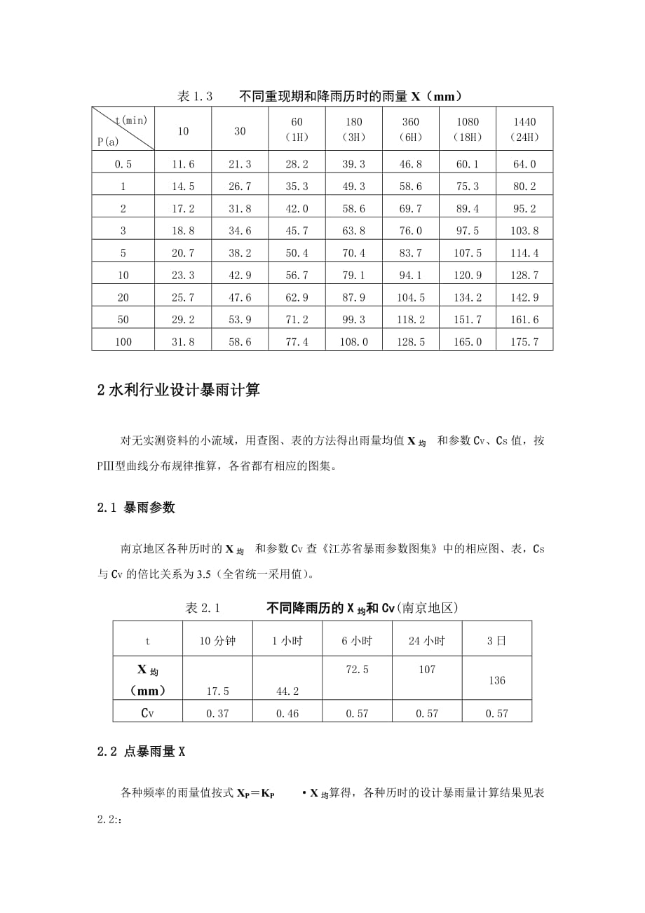 城市排涝设计中暴雨计算频率.doc_第4页