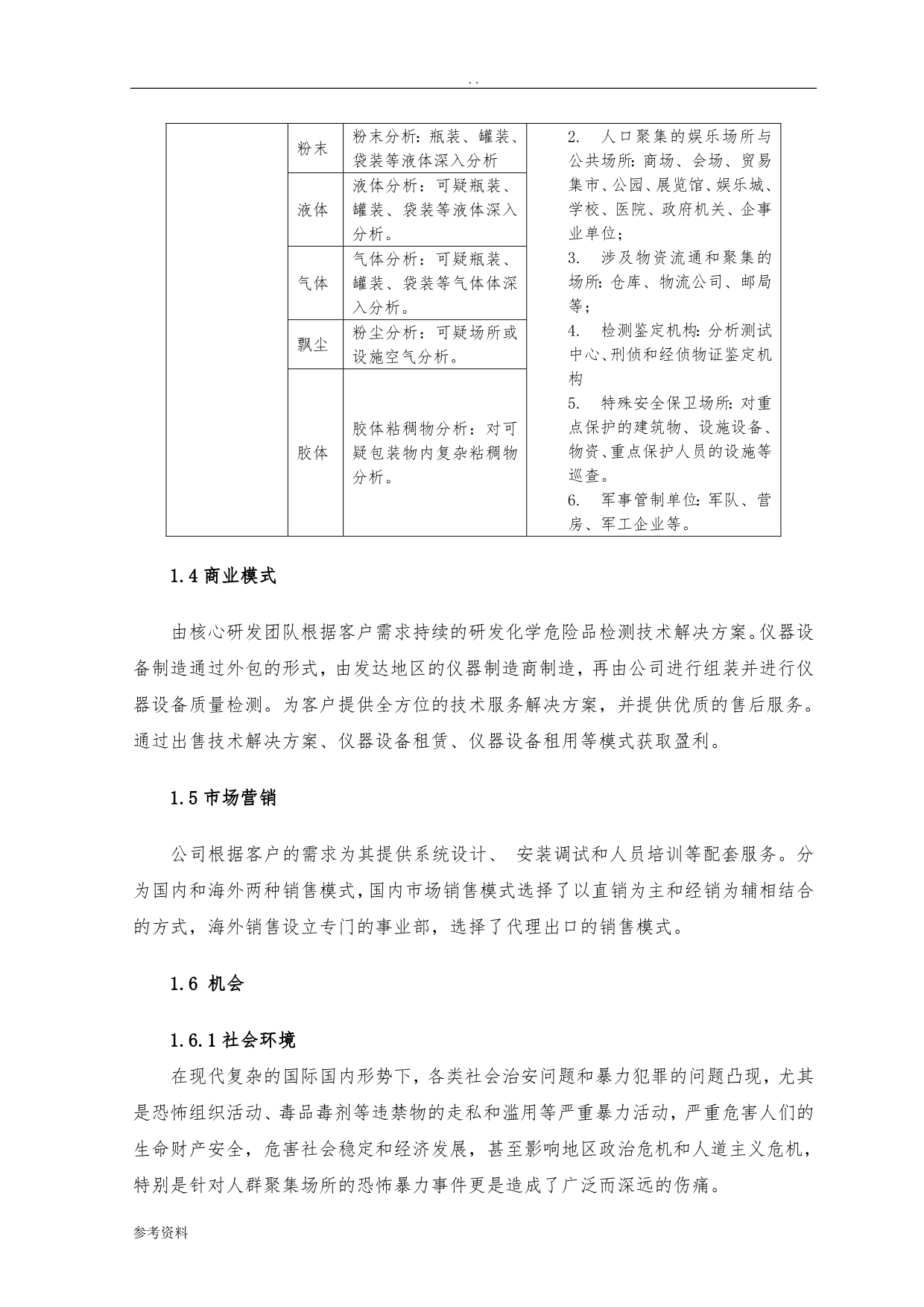 危险品检测技术与装备有限责任公司项目创业计划书_第3页