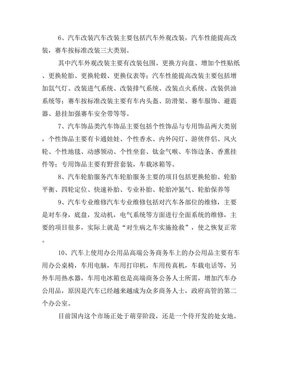 龙泉汽车城可行性计划书_第5页