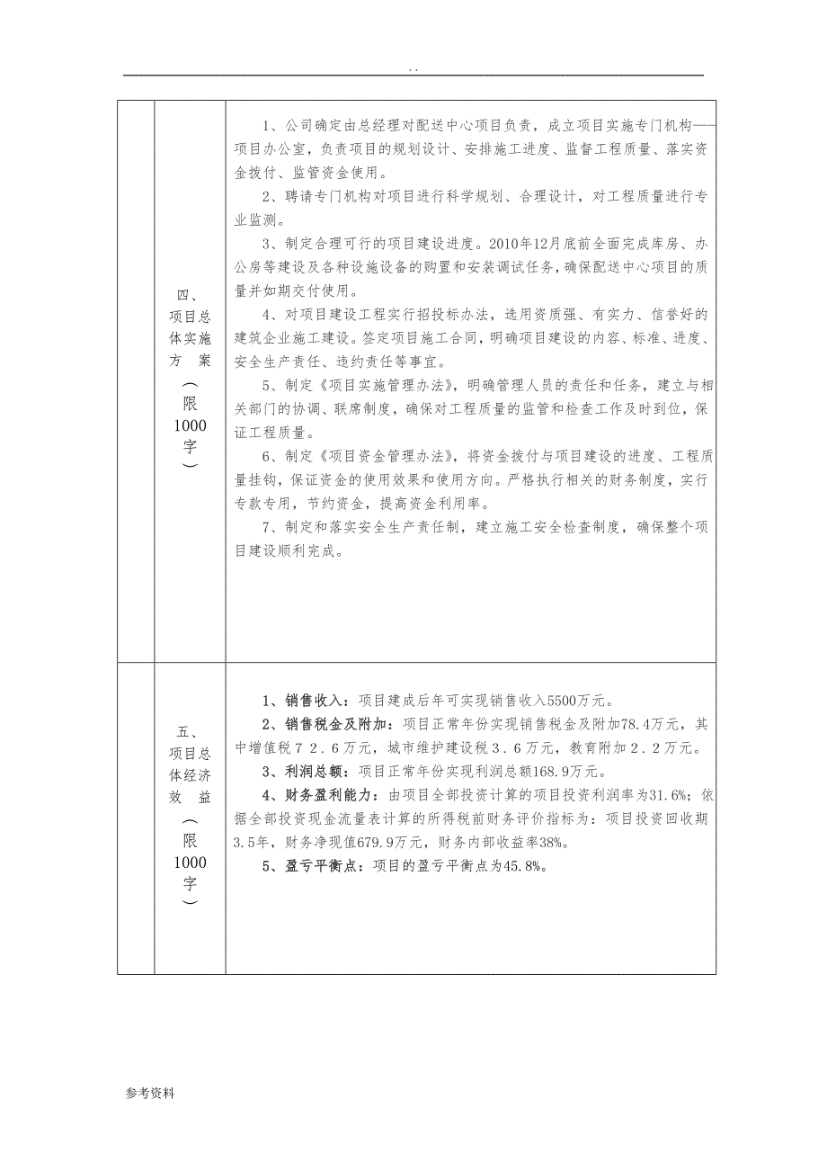 生活日用消费品配送中心升级改造项目可行性实施报告_第4页