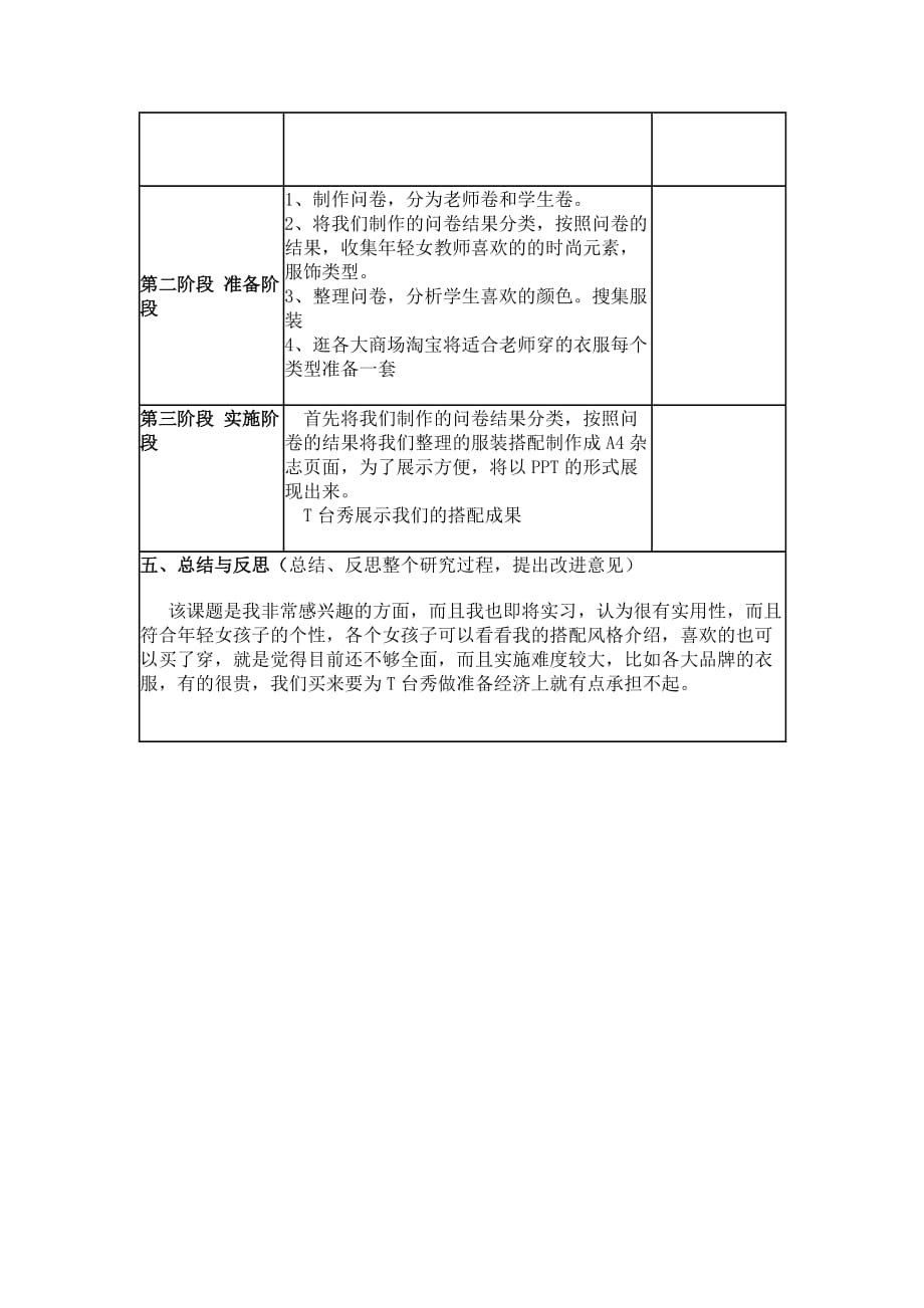 教师服装搭配指南研究性学习课题设计方案.doc_第3页