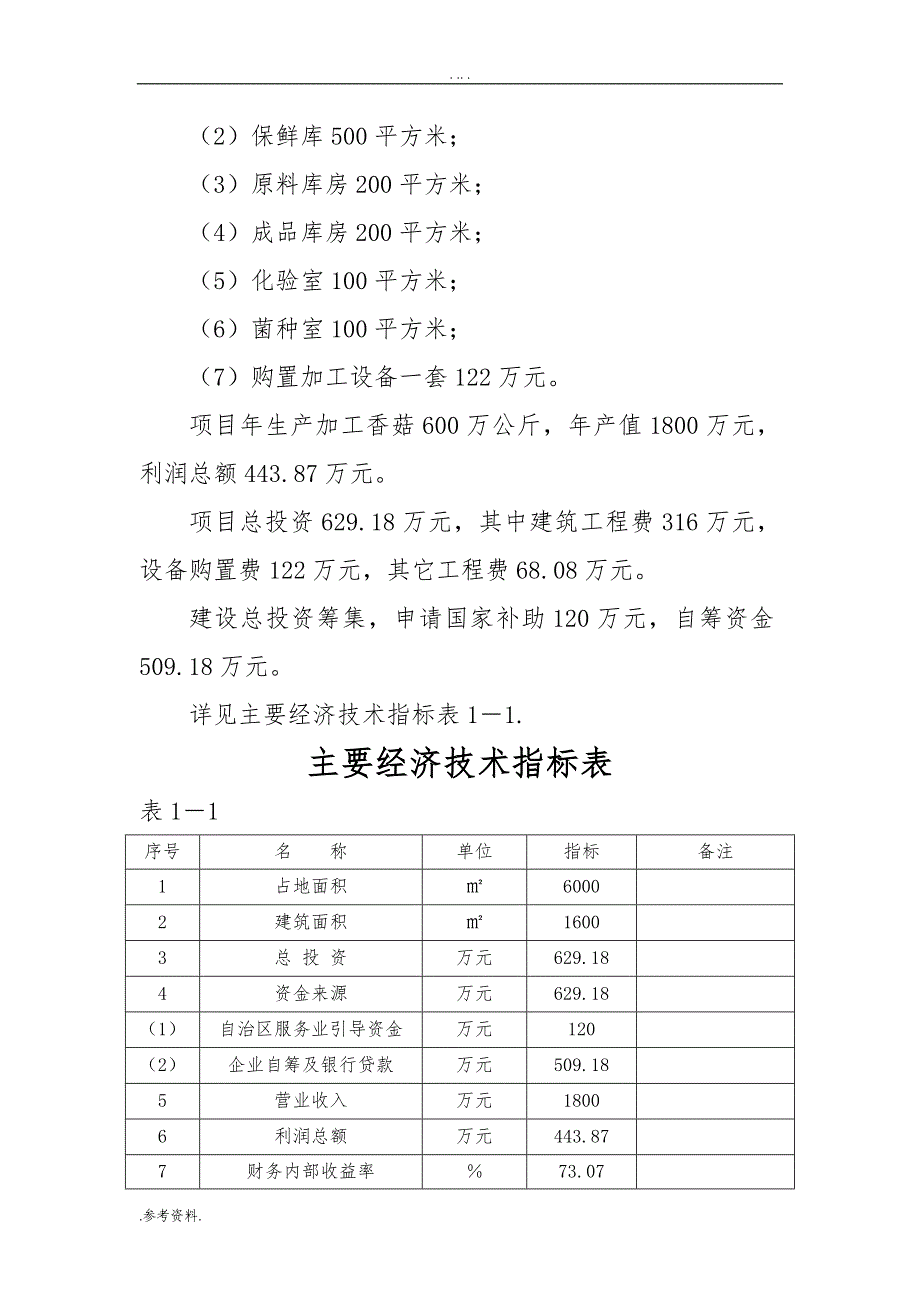 食品有限责任公司香菇生产项目可行性实施报告_第3页