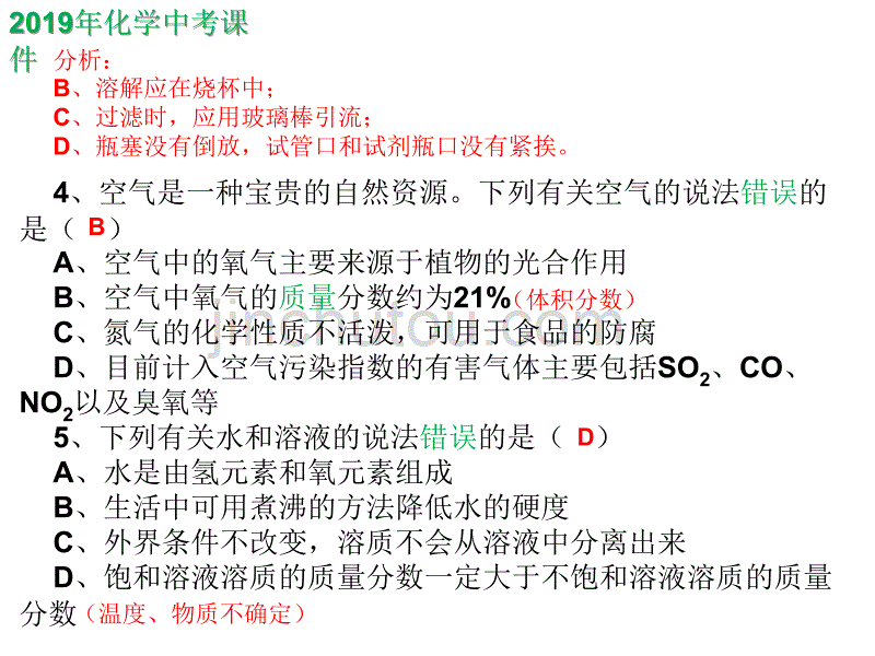 2019年山东省烟台市中考化学试卷课件（精析）_第2页