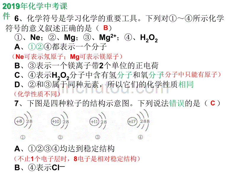 2019年山东省烟台市中考化学试卷课件（精析）_第3页