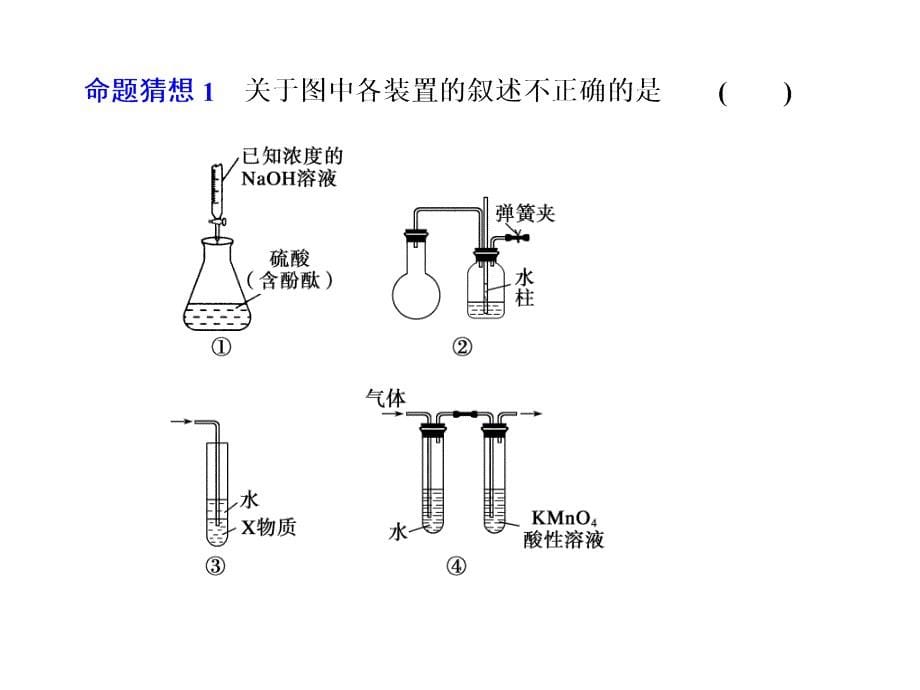 高考化学化学实验基础专题复习正式版_第5页