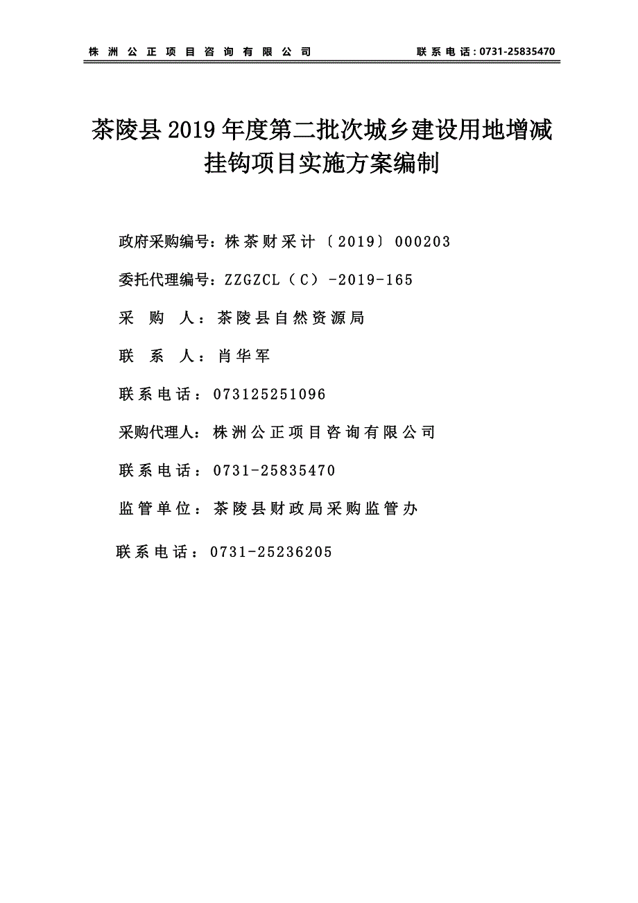 茶陵县2019年度第二批次城乡建设用地增减挂钩项目实施编制招标文件_第2页