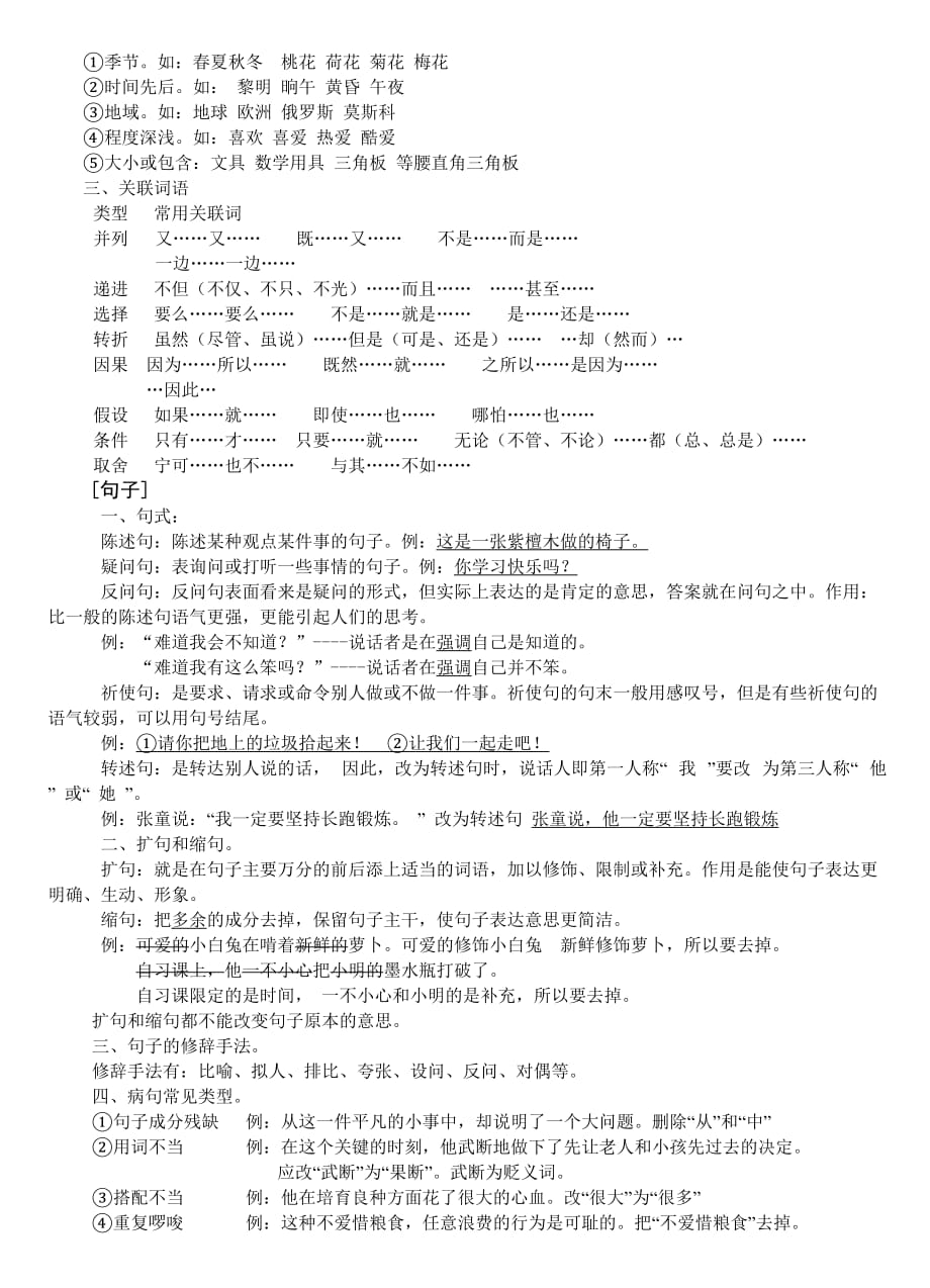 小学语文毕业总复习字、词、句、段、篇.doc_第2页