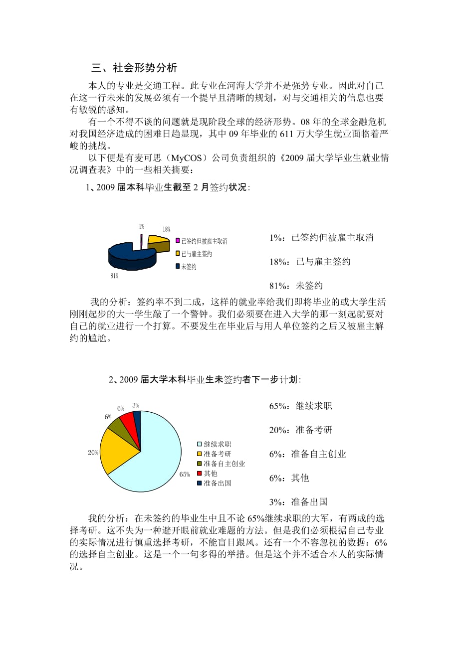 风已起兮正扬帆(职业规划书).doc_第3页