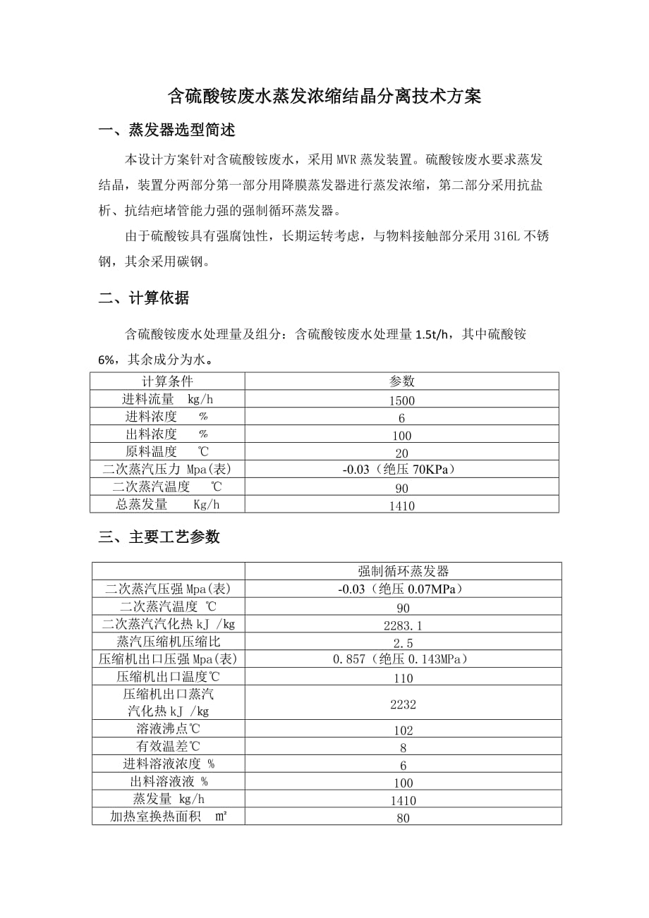 硫酸铵废水MVR蒸发结晶_第2页