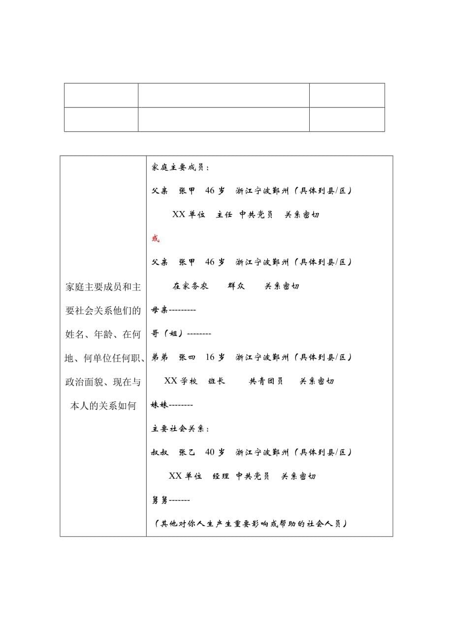 高等学校毕业生登记表(填写模板).doc_第5页