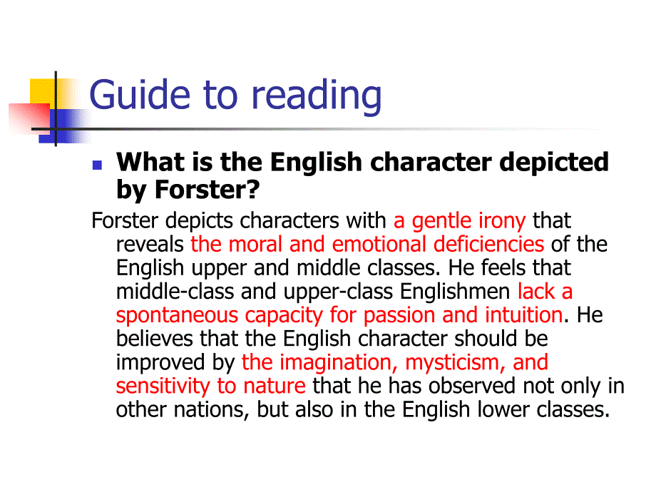 Notes on the English Character ( a simplified version for students)_第2页