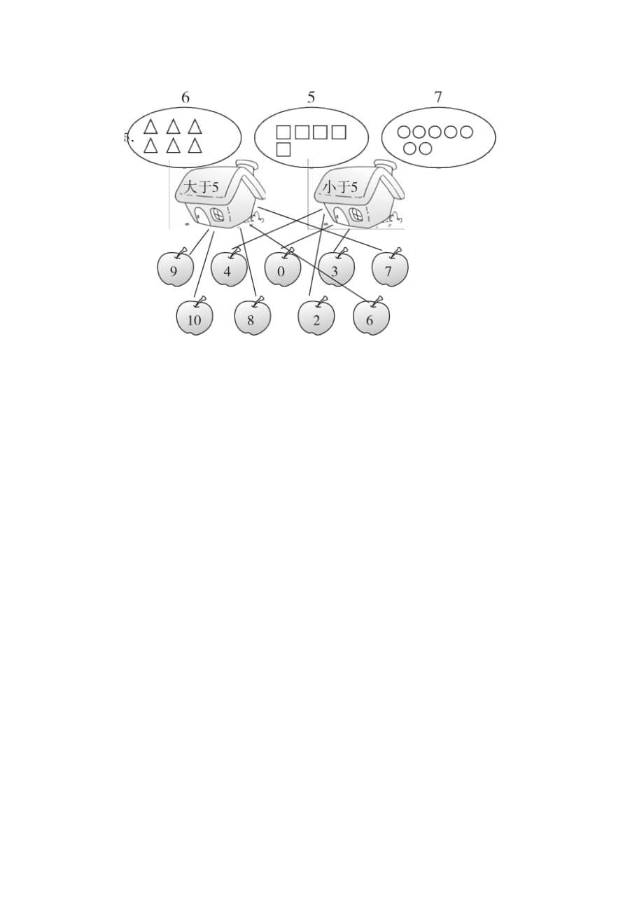 北师大版数学一年级上册第一单元《生活中的数》单元测试_第5页