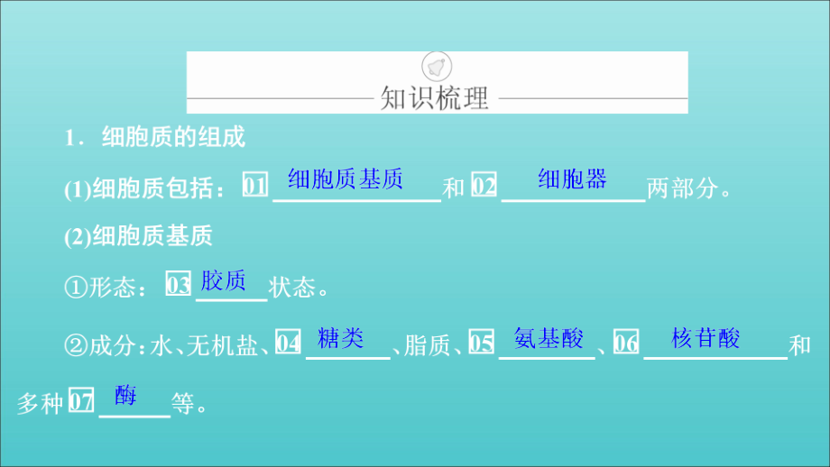 高考生物一轮复习第2单元细胞的结构和物质的输入输出第6讲细胞器与生物膜系统课件（必修1）_第3页