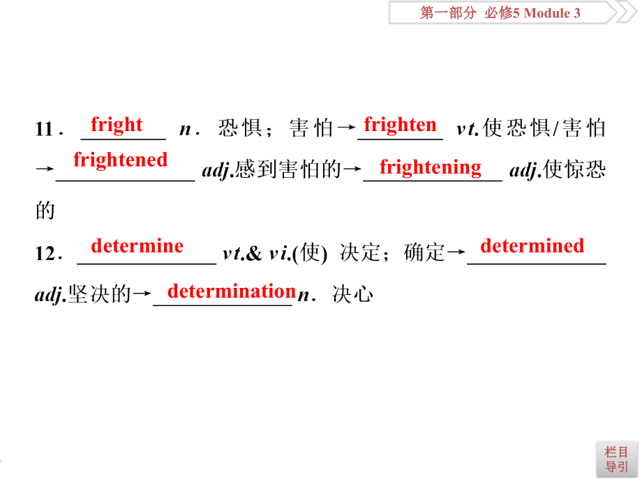 高考英语（外研版）一轮复习课件：必修5 3 Module3_第4页