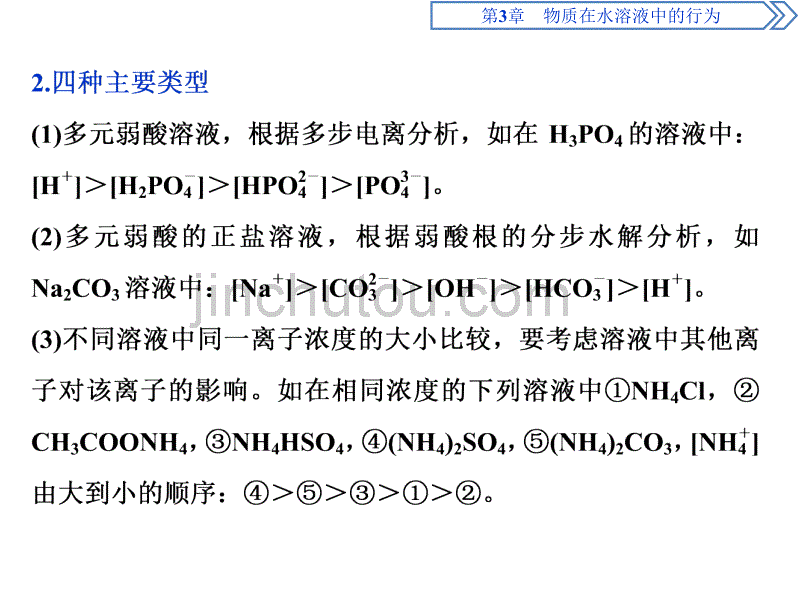 鲁科版高中化学选修四课件：第3章 微专题突破5　溶液中粒子浓度大小的比较（18页）_第3页