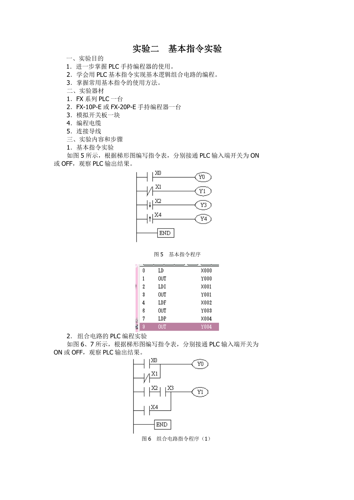 plc实验报告和相应的编程_第3页