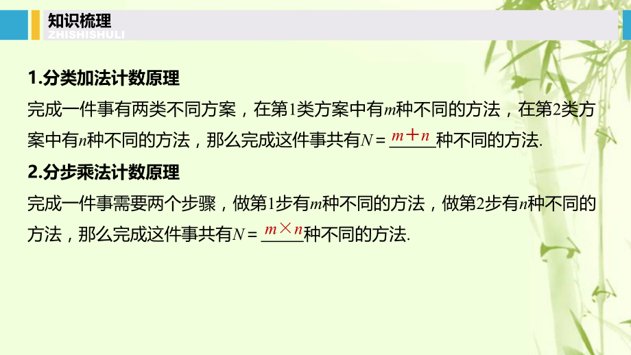 （浙江专用）高考数学新增分大一轮复习第十章计数原理10.1分类加法计数原理与分步乘法计数原理课件_第4页