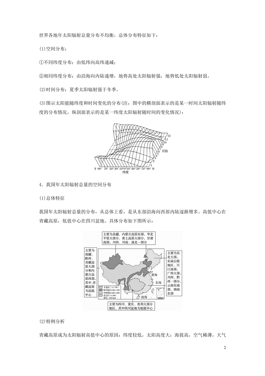 高考地理新导学大一轮复习第一册第二单元从宇宙看地球第4讲太阳对地球的影响讲义含解析鲁教_第2页