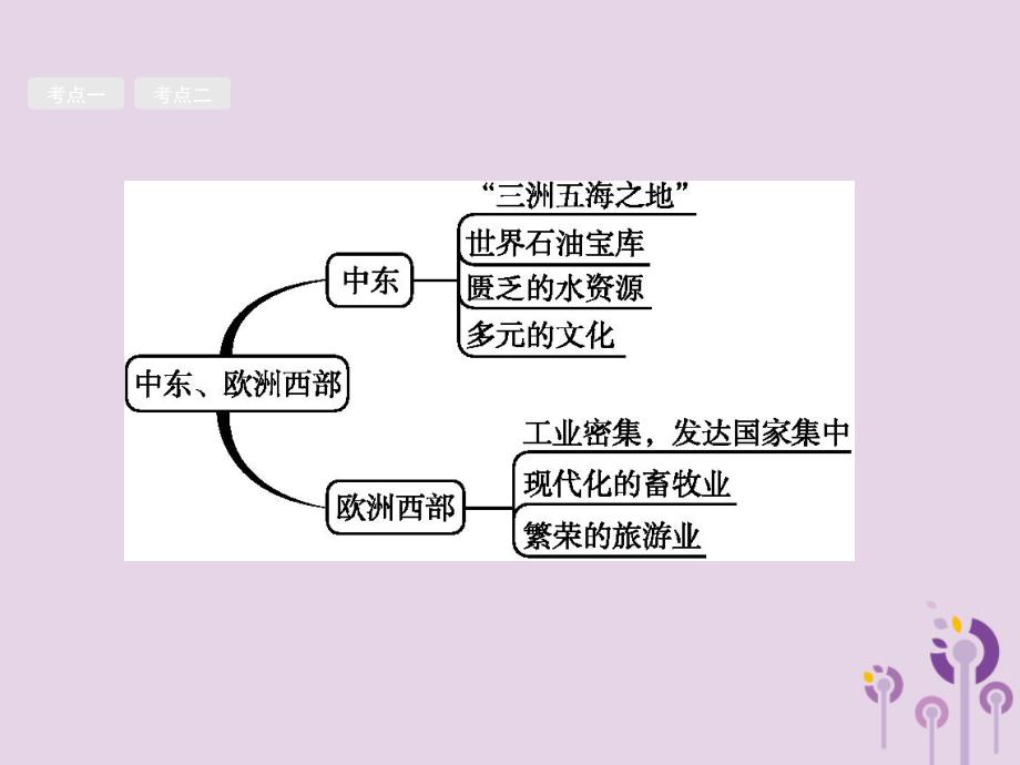 （课标通用）甘肃省中考地理总复习第8讲中东、欧洲西部课件_第2页