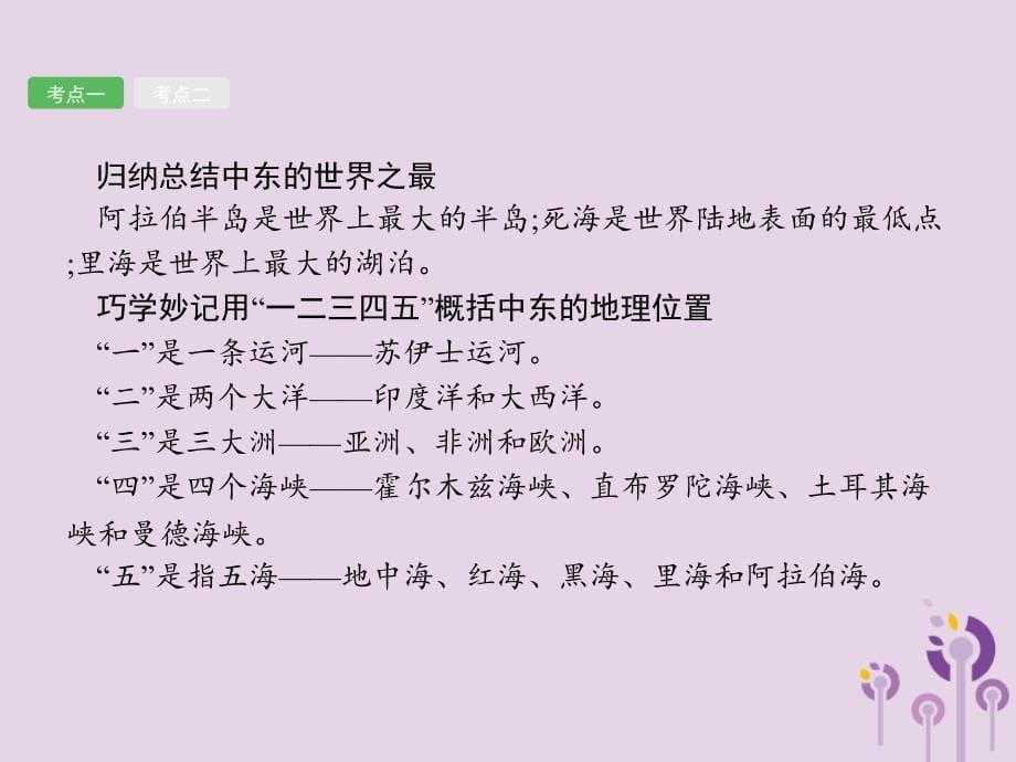 （课标通用）甘肃省中考地理总复习第8讲中东、欧洲西部课件_第5页