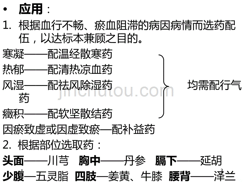 常见疾病和用药——活血化瘀药PPT课件.ppt_第3页