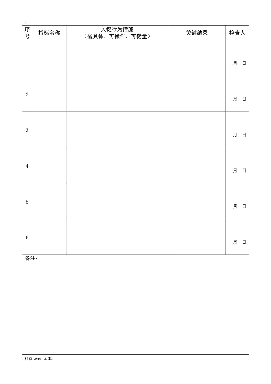 个人计划表(周月、年计划).doc_第2页