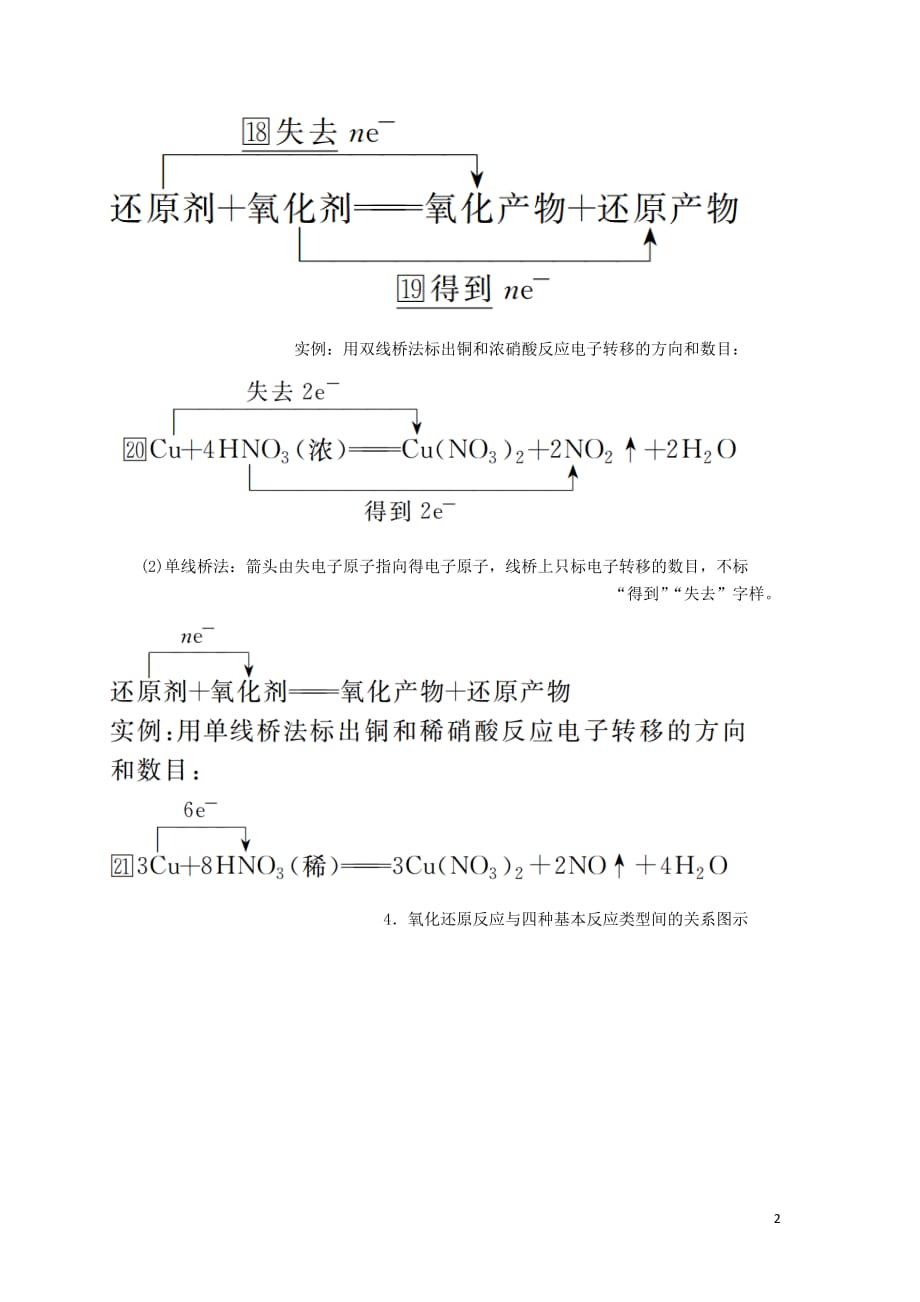 高考化学一轮总复习第二章第7讲氧化还原反应学案含解析_第2页