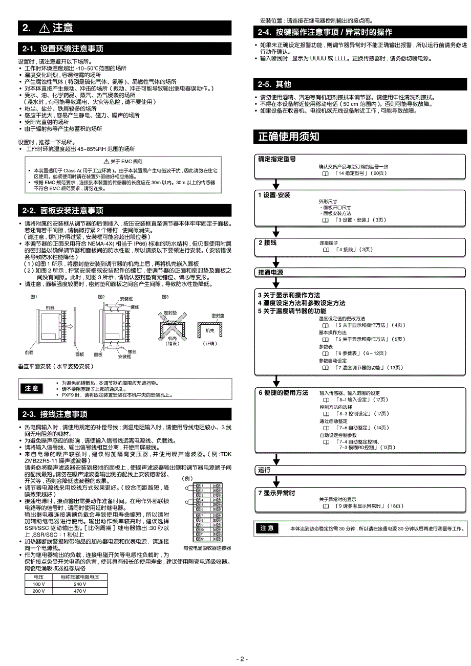 富士PXF9使用说明书_第2页