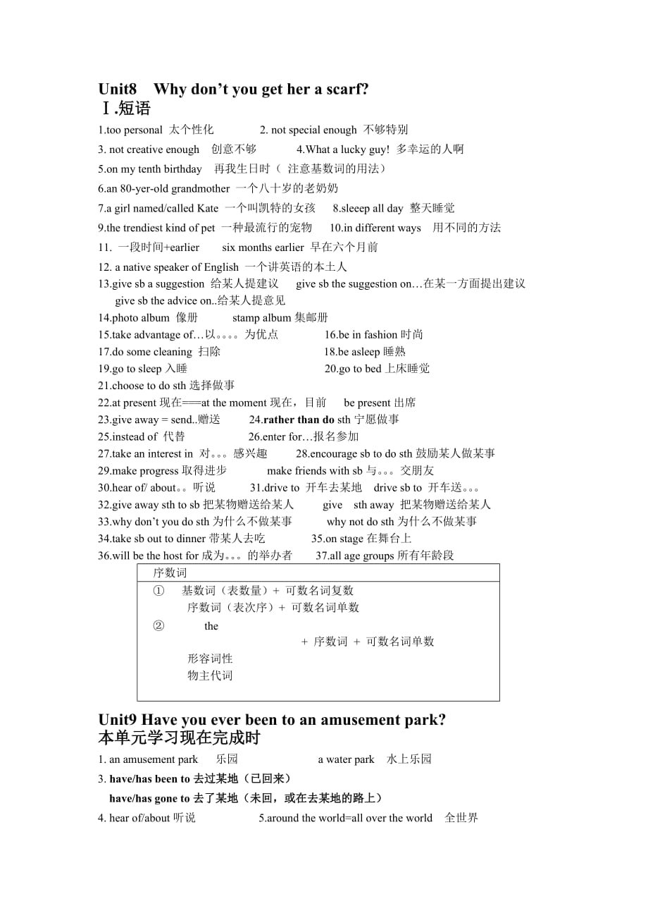 八年级下册7到10单元的短语.doc_第2页