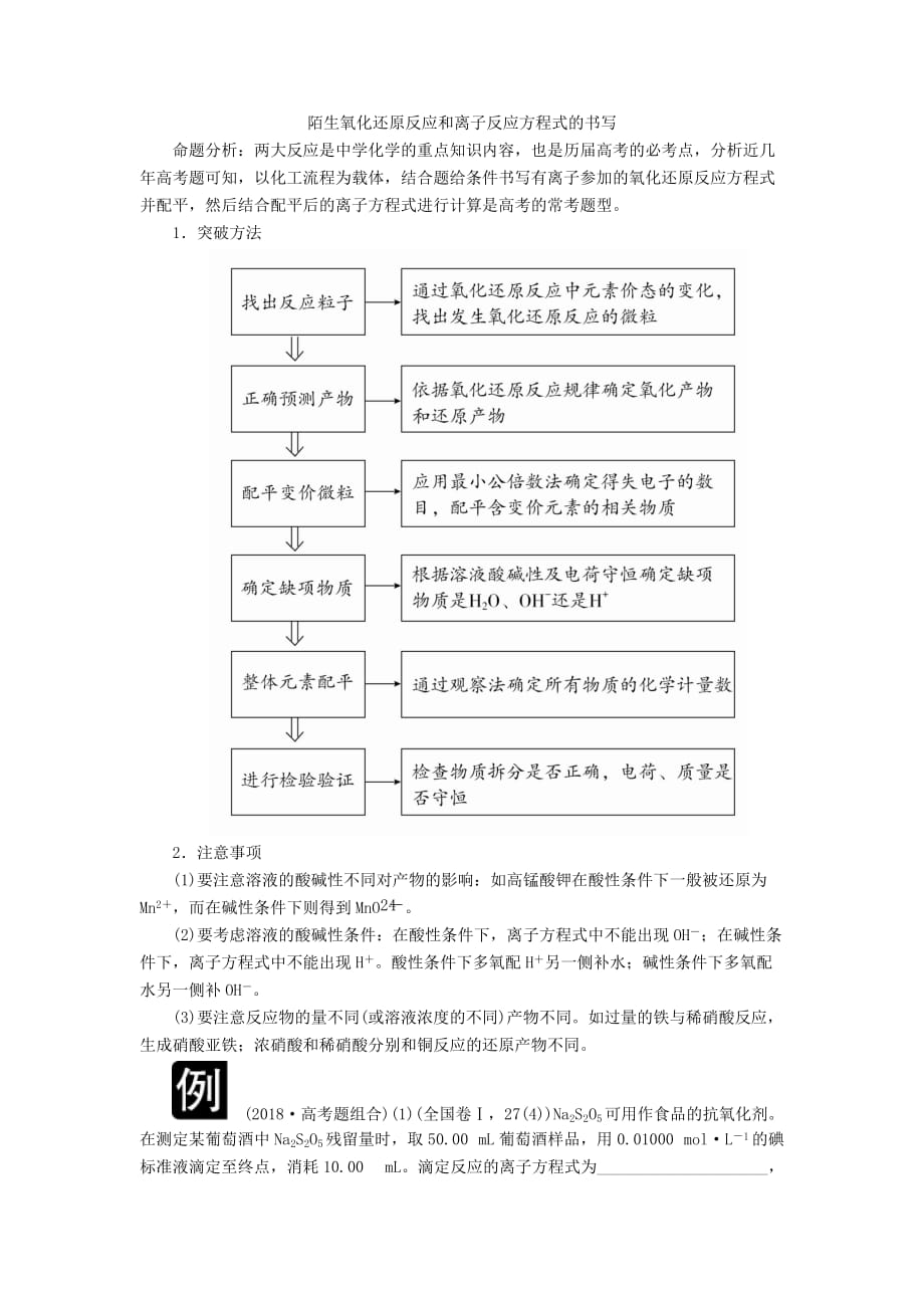 高考化学一轮总复习第二章高考热点课2学案（含解析）_第1页