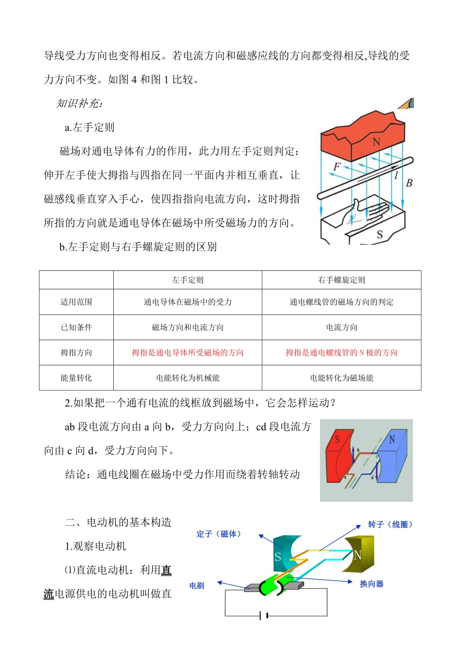 新人教版九年级物理电动机.doc_第2页