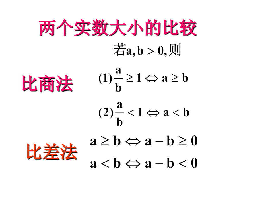 新课标人教A版数学必修5：不等式的复习（1）_第2页